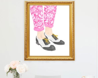 Shoes Print, Shoe Art, Shoe Lover Gift, Fashion Art,  Fashion Prints, French Girl Style Art, Fashion Wall Art Decor, Fashionista, Shoe Print