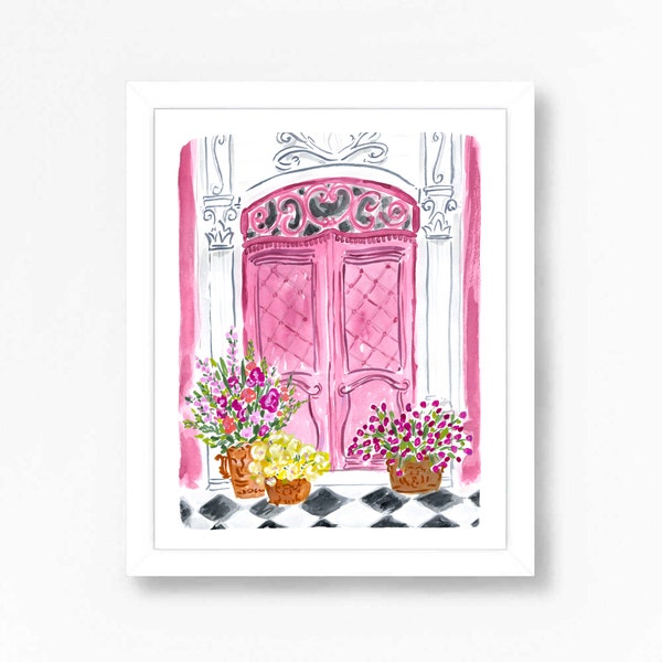 Door Art Print Etsy