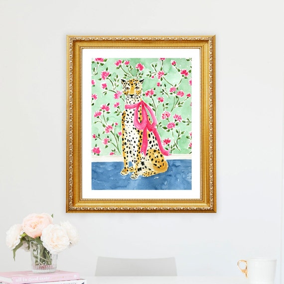 Cheetah Art Print, Leopard Art, Leopard Print, Cheetah Wall Decor, Leopard Art Print, Cheetah Wall Art, Tiger Art, Cheetah Painting