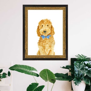 Goldendoodle Art Print, Goldendoodle Art, Goldendoodle Portrait, Goldendoodle Print, Labradoodle Art Print, Labradoodle Art, Dog Art Print image 8