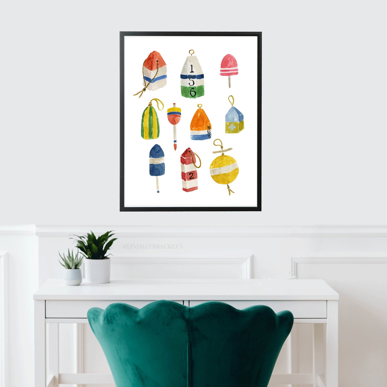 Lobster Buoys Vintage Nautical Beachy Sea Side Coastal Living - Etsy