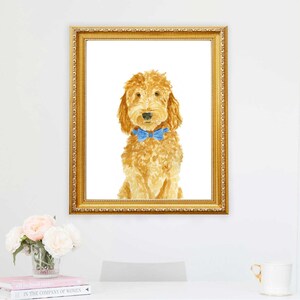 Goldendoodle Art Print, Goldendoodle Art, Goldendoodle Portrait, Goldendoodle Print, Labradoodle Art Print, Labradoodle Art, Dog Art Print image 5