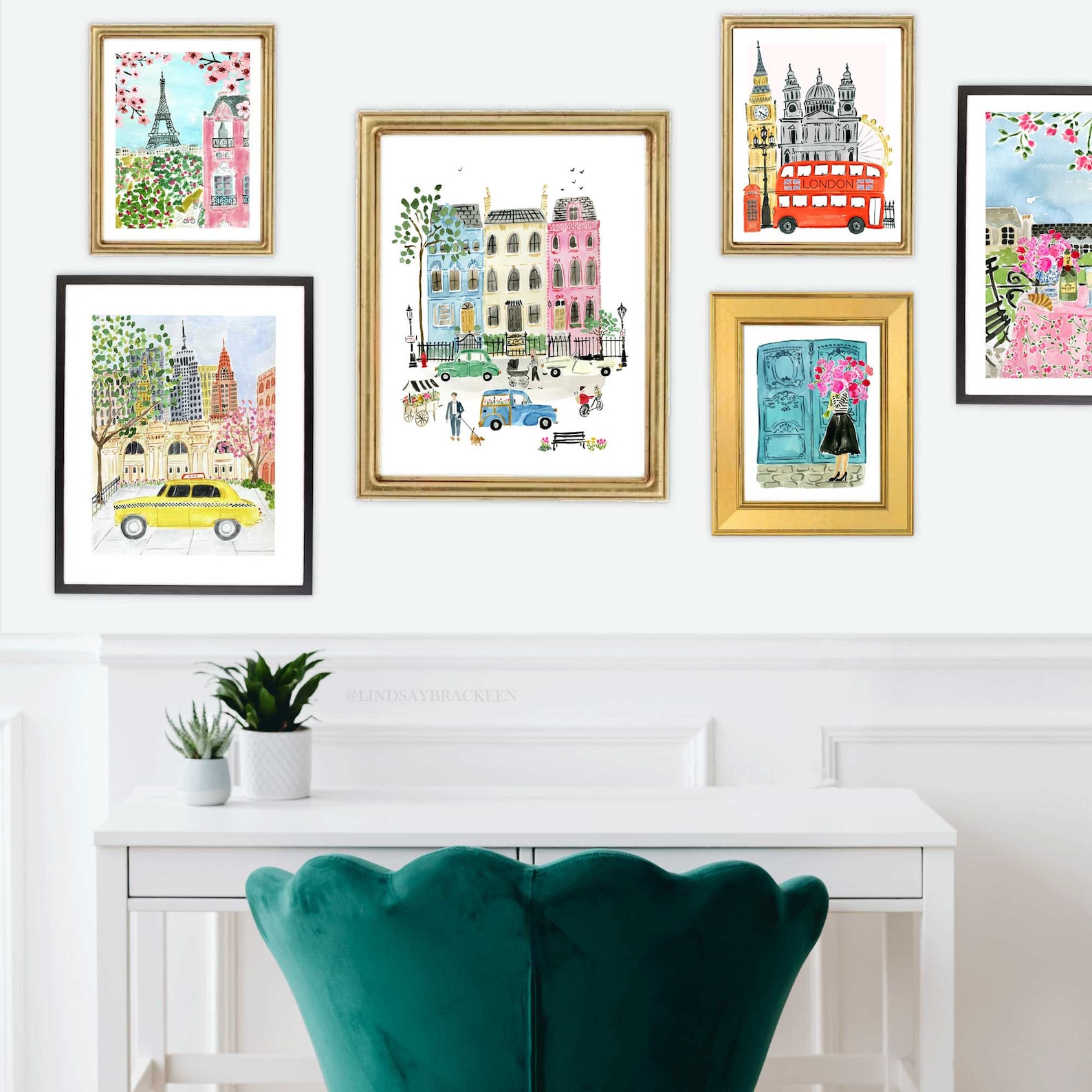 London Art Print London Wall Decor London Wall Art London Etsy