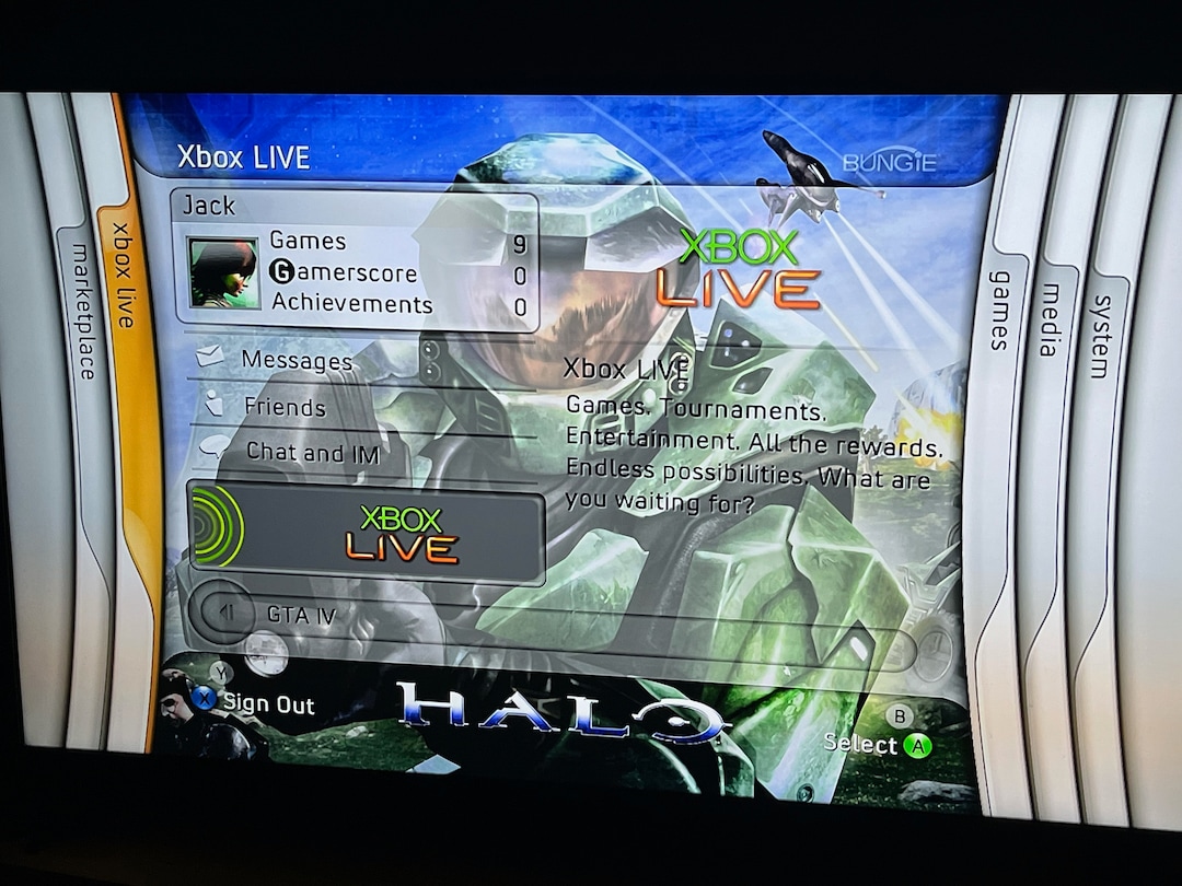 Xbox 360 Blades Dashboard Console Etsy