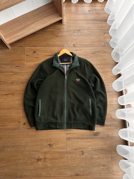 Paul & shark green jacket sale