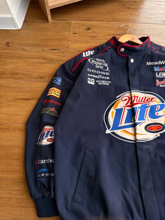 Vintage Rusty Wallace NASCAR Miller Lite Chase Racing Jacket - Etsy UK