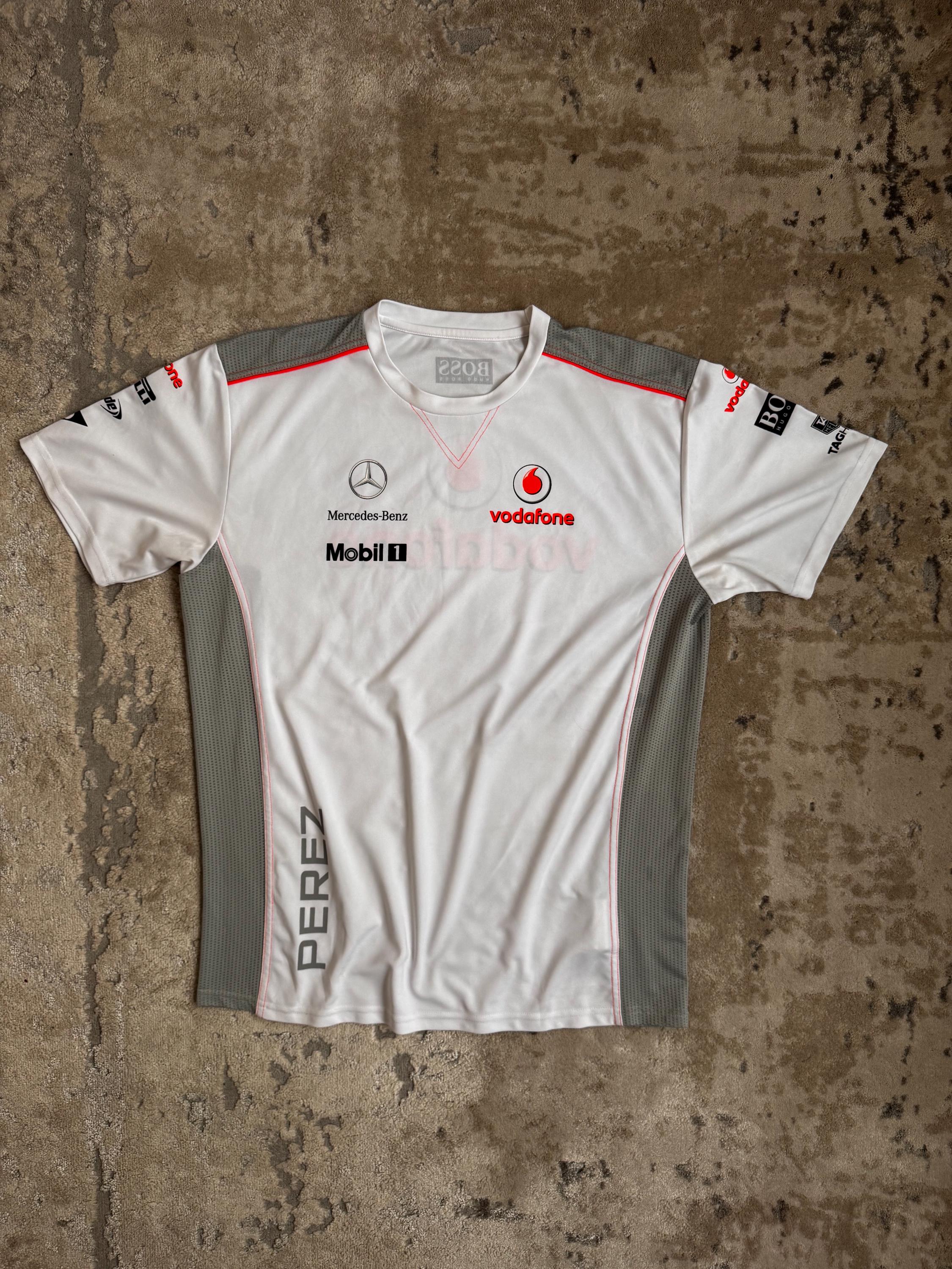 Vintage Mercedes-benz Mclaren F1 Team Vodafone Sergio Perez T 
