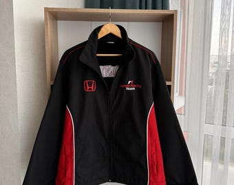 Chaqueta vintage del equipo de Fórmula 1 Honda Racing HRC