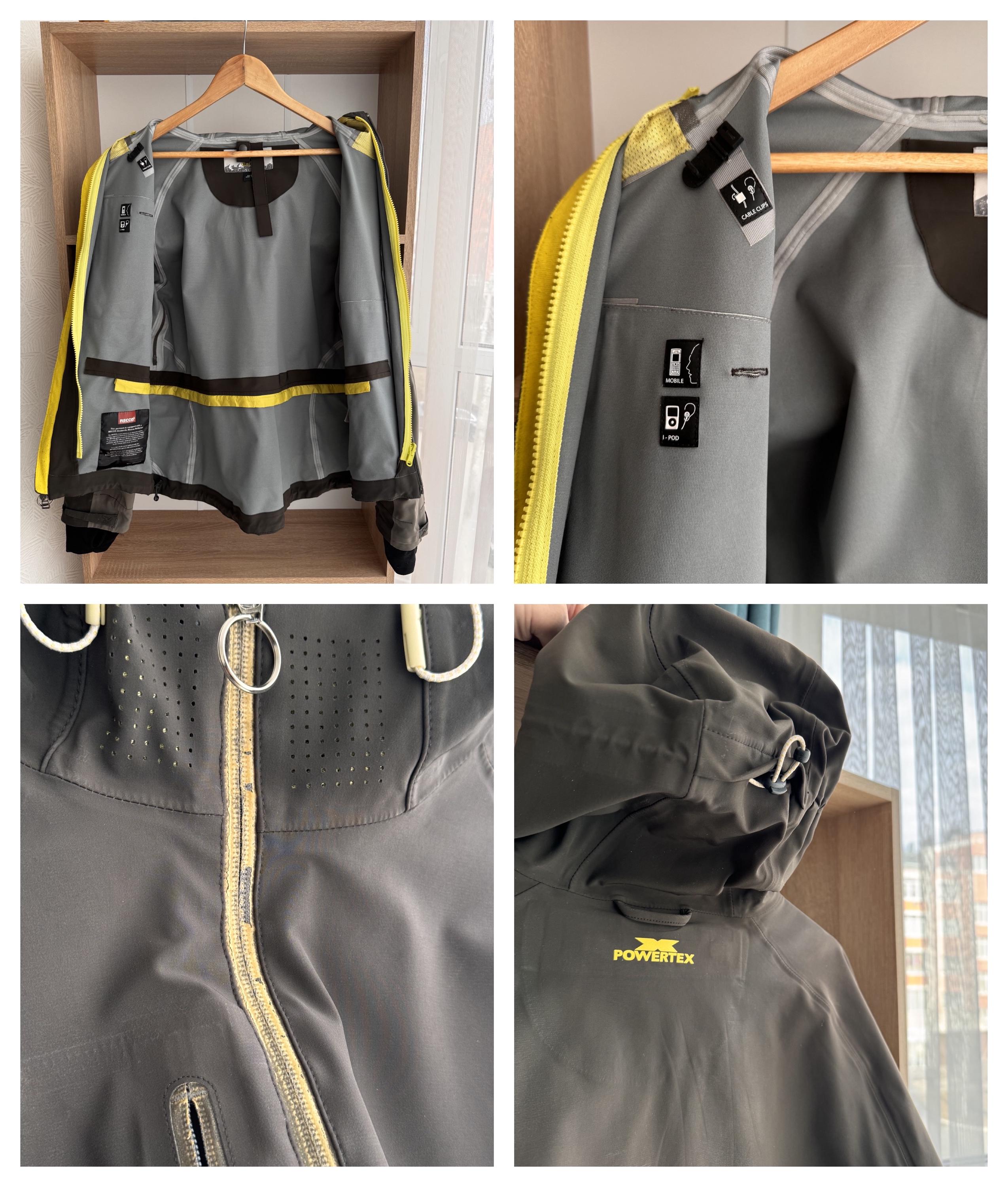 Veste Japonaise Vintage D'extérieur Salewa Ski Extreme - Powertex, Grise, Taille S