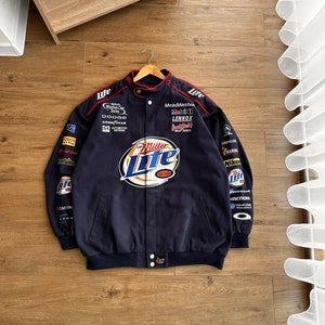 Vintage Rusty Wallace NASCAR Miller Lite Chase Racing Jacket - Etsy