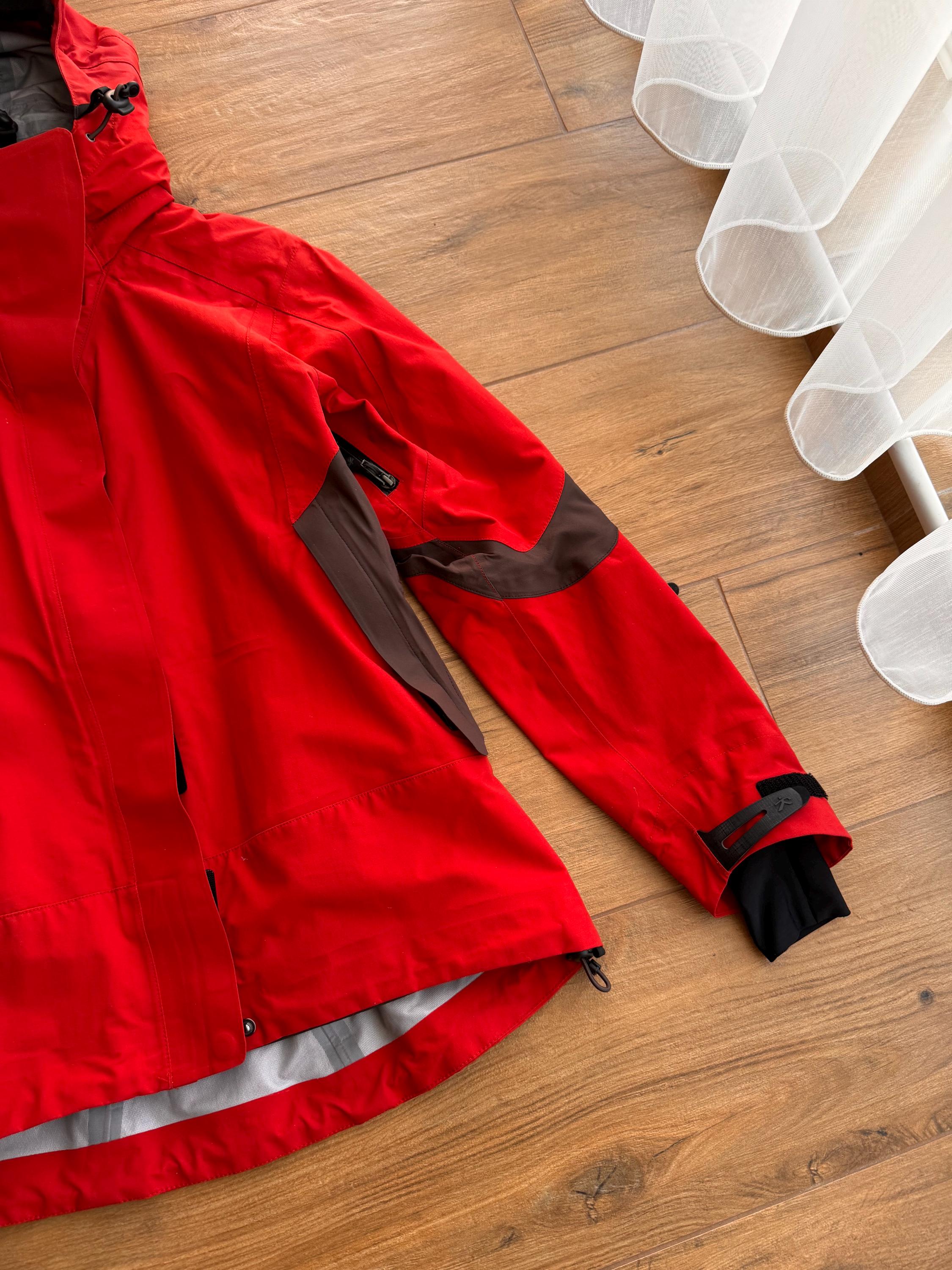 Veste Vintage Imperméable R’adys Pour Femme - Goretex, Taille M, Rouge - Idéale Pour Le Plein Air