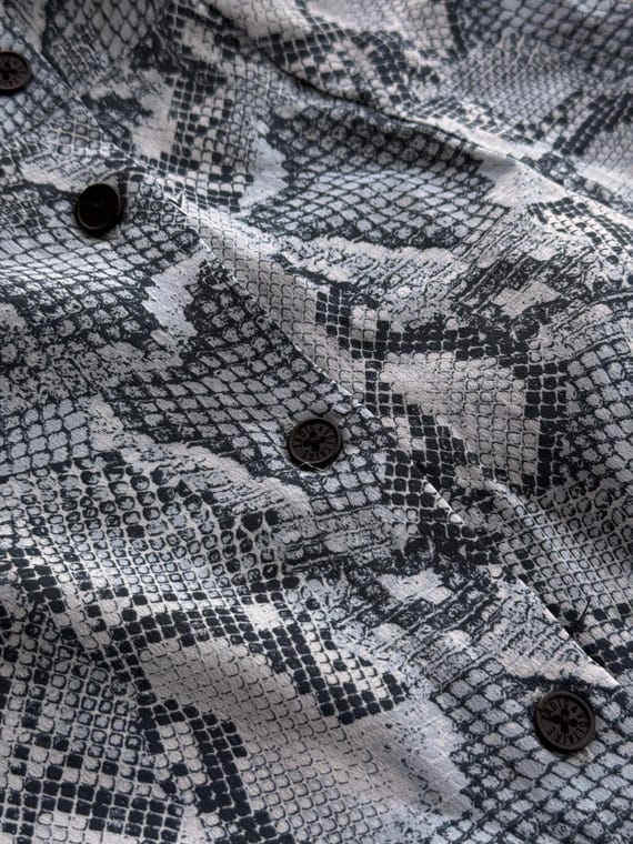 Vintage Zadig-Voltaire June Midi Python Print Sil… - image 6