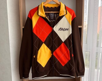 Vintage Ecko Unltd Brown Unlimited Zip Hoodie