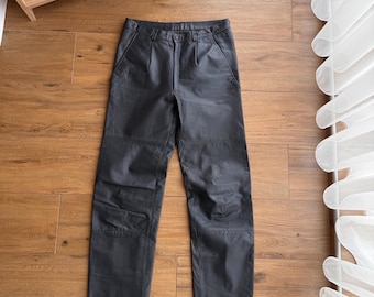 Vintage Dainese Streetwear Leather Moto W' Pants