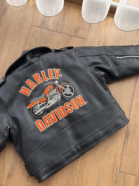 ジャケット・アウター VINTAGE Harley-Davidson Motorcycle Jkt Vintage Harley Davidson Motorcycle Jacket - 5 Star Vintage