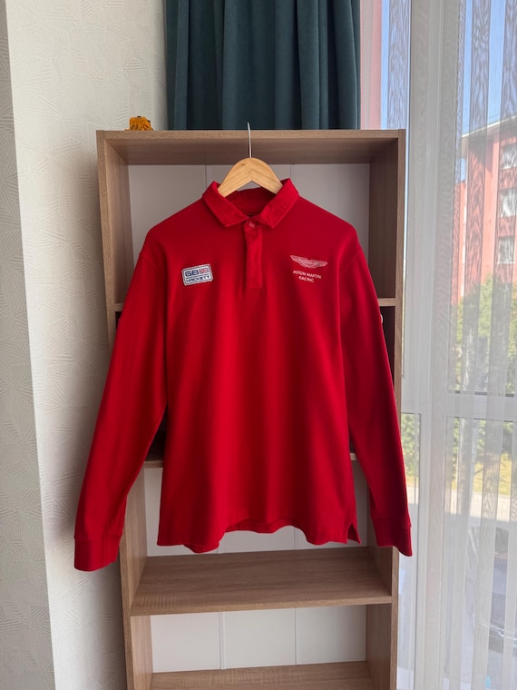 Hackett, Vintage Aston Martin Racing by Hackett Red Formula 1 Sweatshirt
