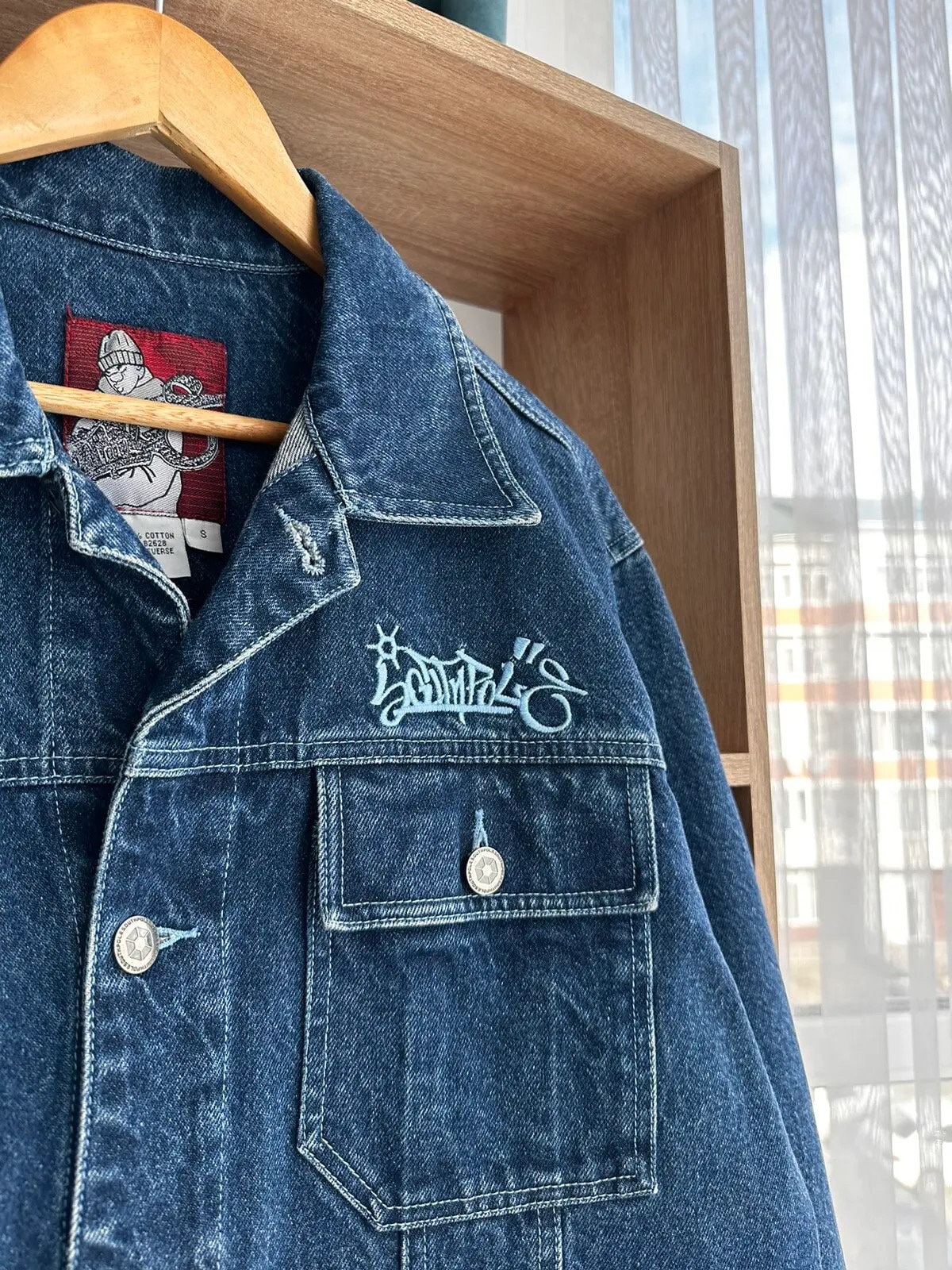 Vintage South Pole Big Logo Jnco Style Japanese Jeans Jacket