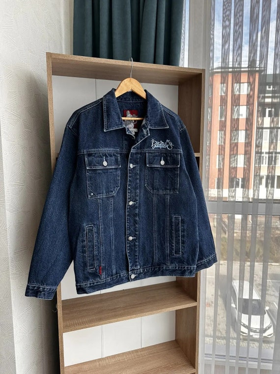 Vintage South Pole Big Logo Jnco Style Japanese Jeans Jacket