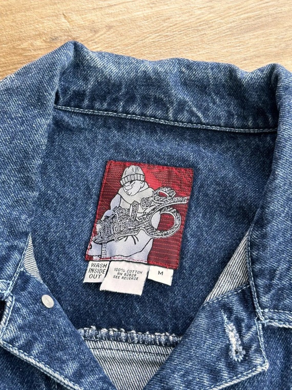 Vintage South Pole Big Logo Jnco Style Japanese Jeans Jacket - Etsy