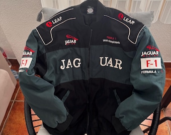 Vintage Jaguar Formula One Racing Bomber Jacket