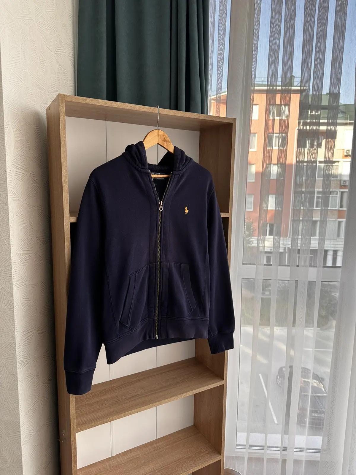 90s Ralph Lauren フード裏チェック　ZIPパーカー DM1089 90s Ralph Lauren フード裏チェック ZIPパーカー DM1089 - メルカリ