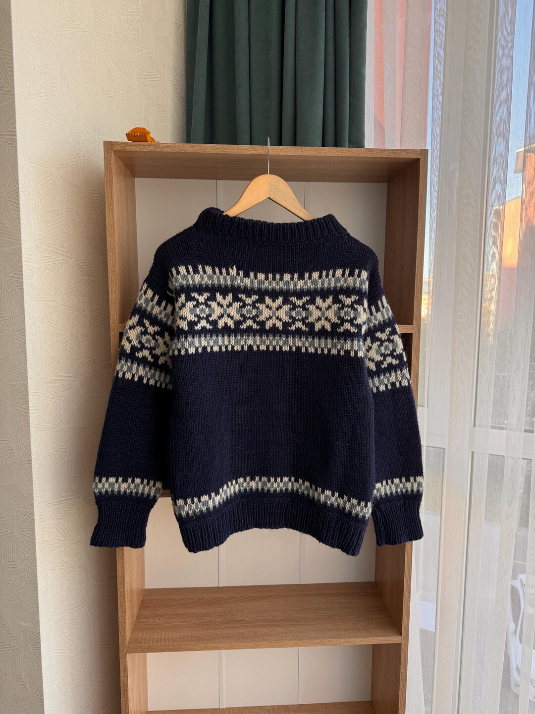 Stobi Rustic Wool Vintage Stobi Natural Wool Yarn Made in Denmark Sweater - Etsy