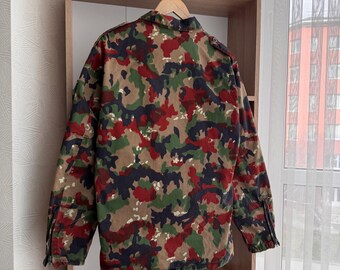 ヴィンテージ レア カモフラージュ スイス軍 ミリタリー M70 アルペン