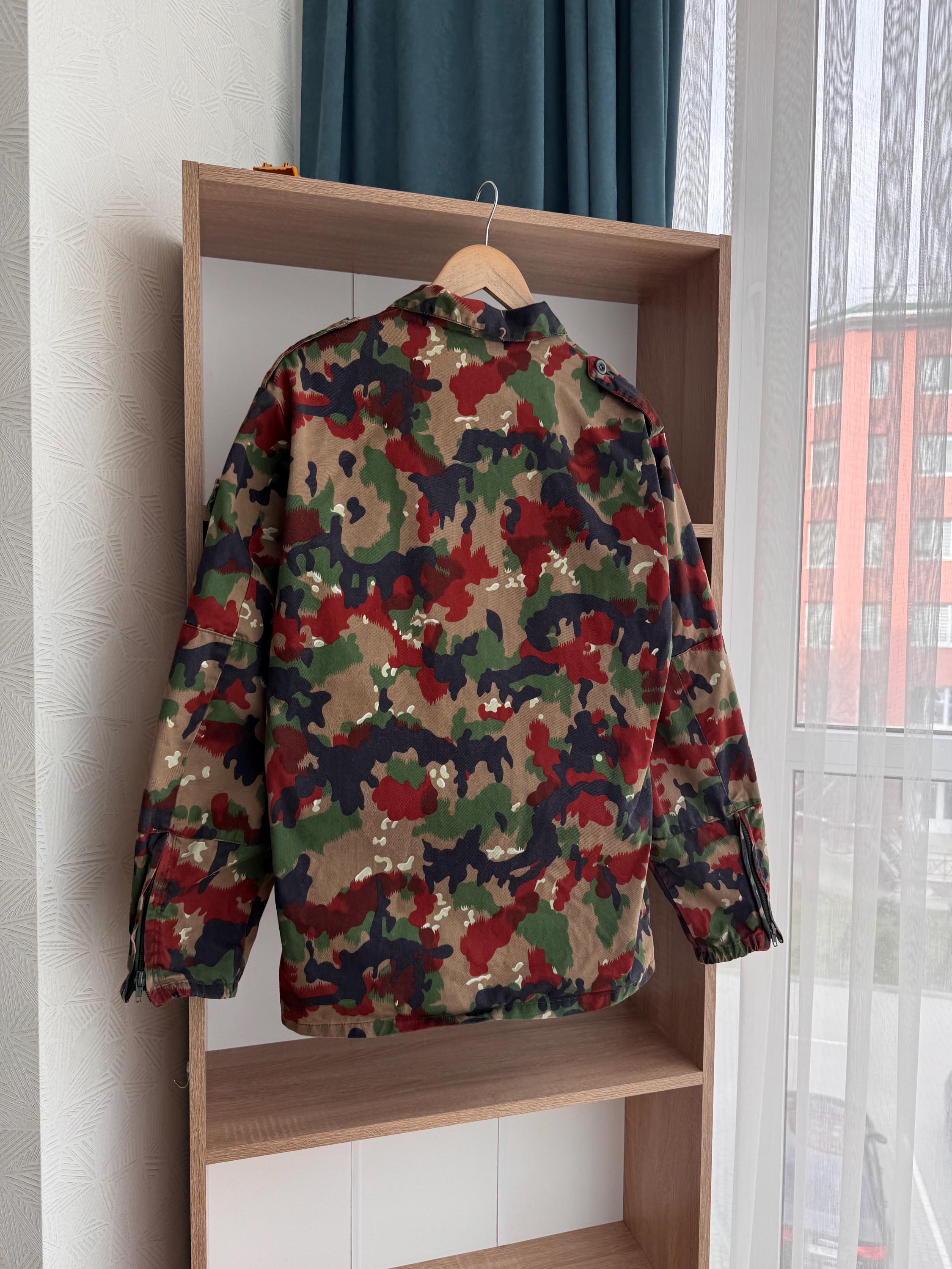 【美品】70s スイス軍 M70 アルペンカモ フィールドジャケット ヴィンテージ レア カモフラージュ スイス軍 ミリタリー M70 アルペン