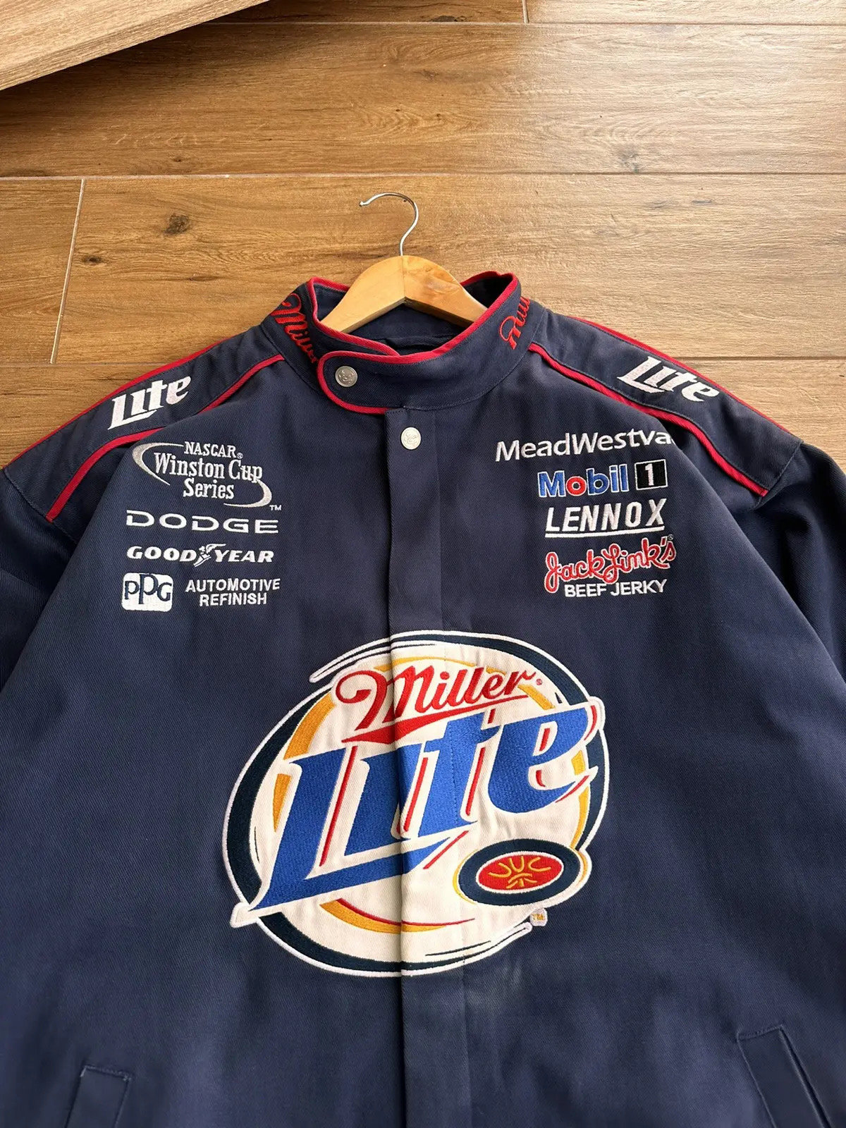Vintage Rusty Wallace NASCAR Miller Lite Chase Racing Jacket - Etsy