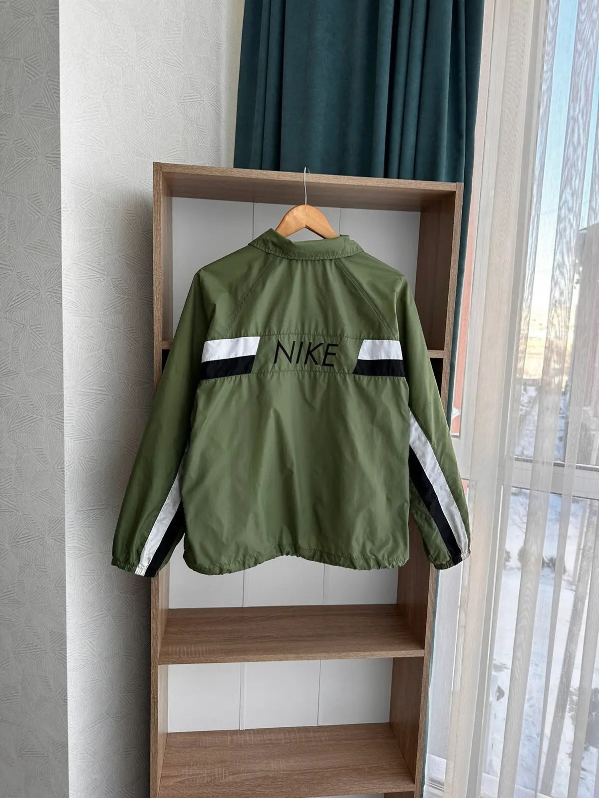 【NIKE】ストリートウェア　ヴィンテージ Vintage Nike Streetwear Big Logo Green Jacket - Etsy