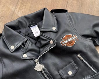 ジャケット・アウター VINTAGE Harley-Davidson Motorcycle Jkt Vintage Harley Davidson Classic Leather Motorcycle Biker