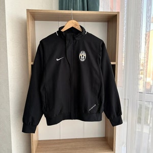 Nike Juventus ダウンジャケット ブラック 2007-08 Juventus Nike Track Jacket - 8/10 - (L)