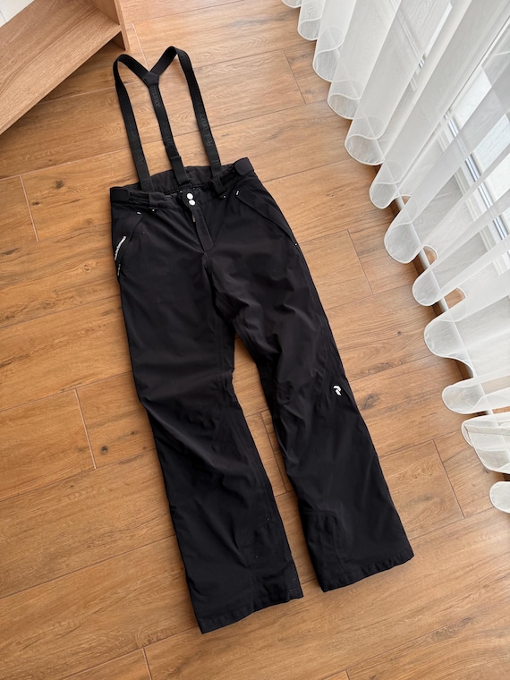 Peak Performance, Vintage Peak Performance Thermalite Goretex Black Ski Pants