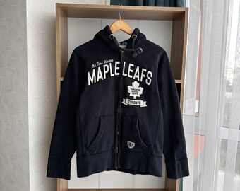 Vintage Old Time Hockey NHL Toronto Maple Leafs Hoodie