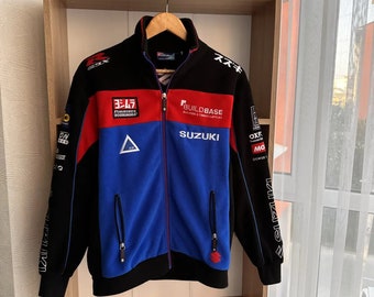 Vintage Suzuki de Yoshimura sudadera con capucha japonesa MotoGP Fleece