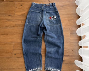 Vintage O.G. Gear USA Baggy Denim Jeans - Etsy Vintage O.G. Gear USA Baggy Denim Jeans - Etsy