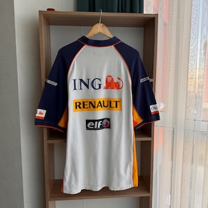Vintage Renault ING Fernando Alonso Formula 1 Racing T-Shirt