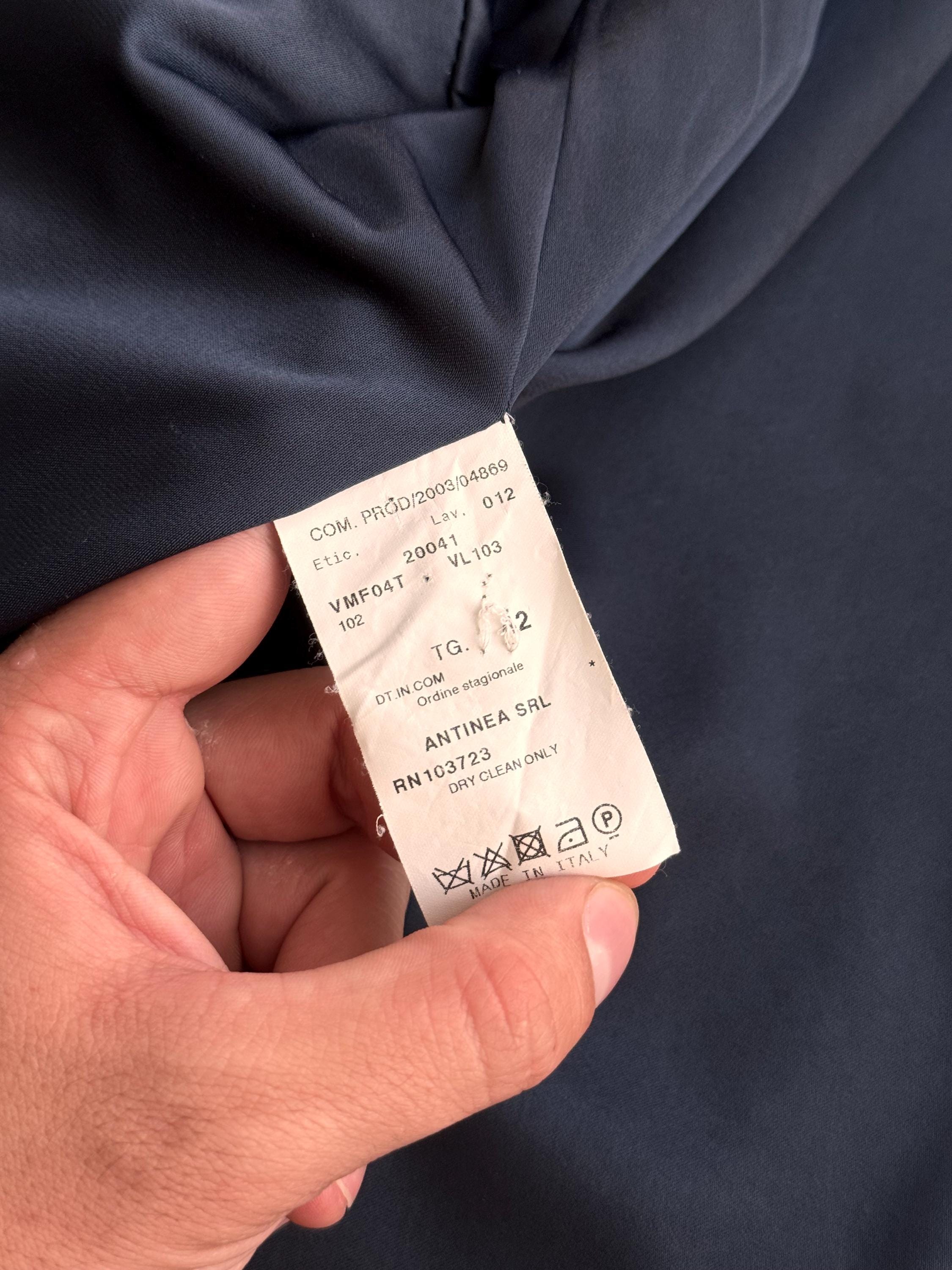 ARMANI COLLEZIONI 42 シルバー サテン スリップドレス シルクスリップドレス（カップ付き）シルバーグレー | daisyking