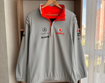 Chaqueta de carreras vintage Mercedes-Benz McLaren Hamilton F1