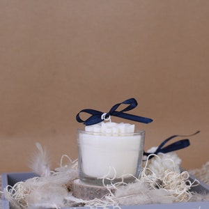 Kaars, handgemaakte kaars, glazen potkaars, Daisy Candle, lentekaars, lente