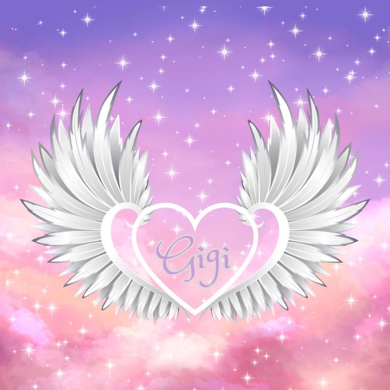 Personalized Angel Wings Acrylic Plaque - Upload Photo - Memorial Gift Idea For Christmas/Family Member - Wenn Die Liebe Dich Hätte Retten Können, Hättest Du Ewig Gelebt (German Version) main image 1