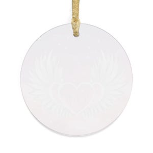 Personalized Angel Wings Acrylic Plaque - Upload Photo - Memorial Gift Idea For Christmas/Family Member - Wenn Die Liebe Dich Hätte Retten Können, Hättest Du Ewig Gelebt (German Version)