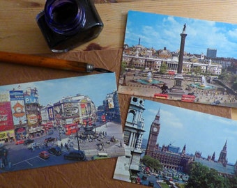 Cartes postales vintage de Londres des années 60