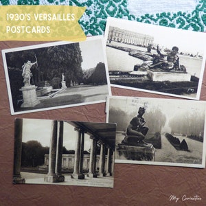 Cartes postales vintage Versailles des années 30