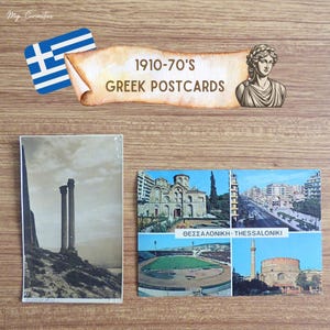 1910-70s vintage Greek postcards