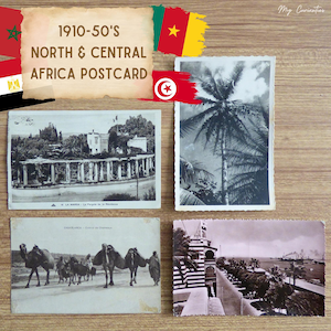 Cartes postales vintage du Nord et du Centre des années 1910-1950