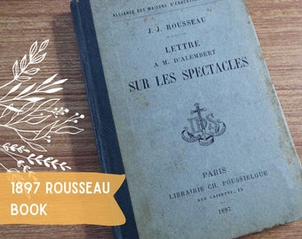 Livre Rousseau de 1897