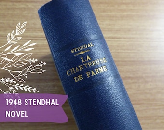 Roman de Stendhal de 1948 avec une faute d&#39;orthographe sur le dos, unique en son genre