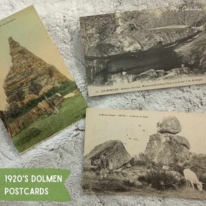 1910's-20's French dolmen postcards