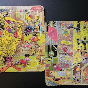 Vintage Sesame Street Frame-Tray Jigsaw Puzzles